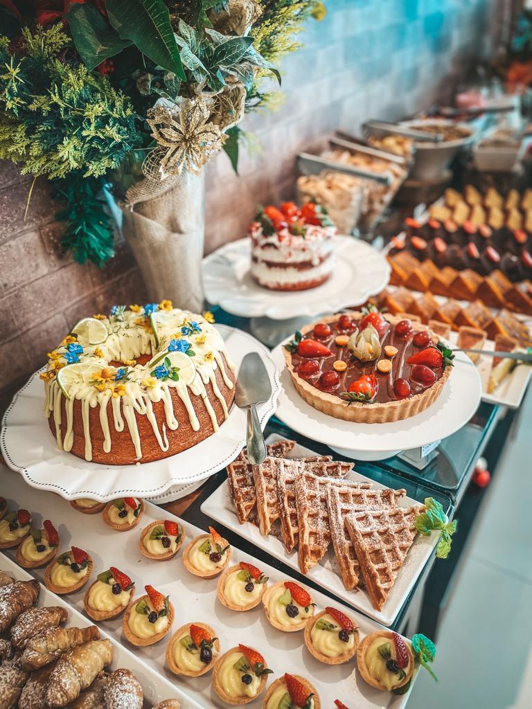 Buffet de café da manhã artesanal
